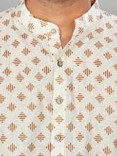 Linen Kurta for Men - Beige | KPMKTPGOSQ