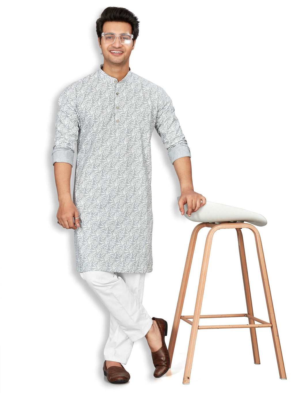 Cotton Kurta for Men - Multicolor | KPAVCUFGR3