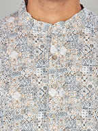 Cotton Kurta for Men - Multicolor | KPAVCUPWH3
