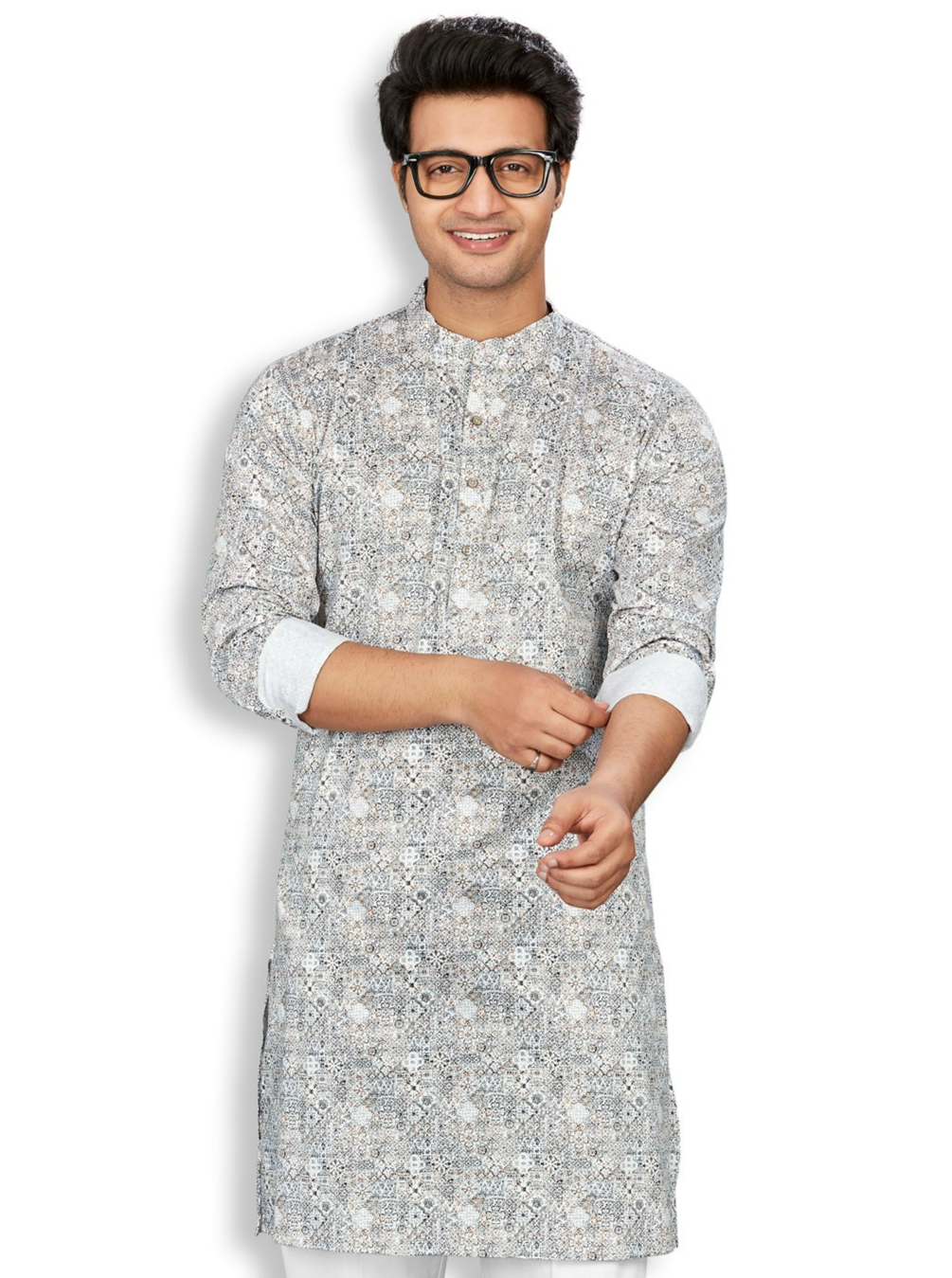 Cotton Kurta for Men - Multicolor | KPAVCUPWH3