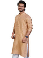 Linen Kurta for Men - Brown | KULM60LBIS