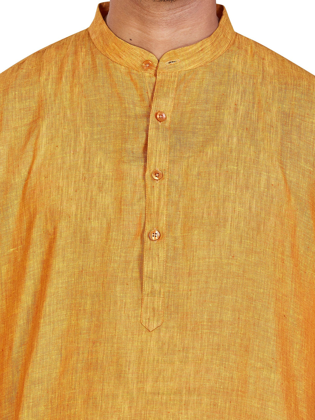 Linen Kurta for Men - Yellow | KULM60LGOL