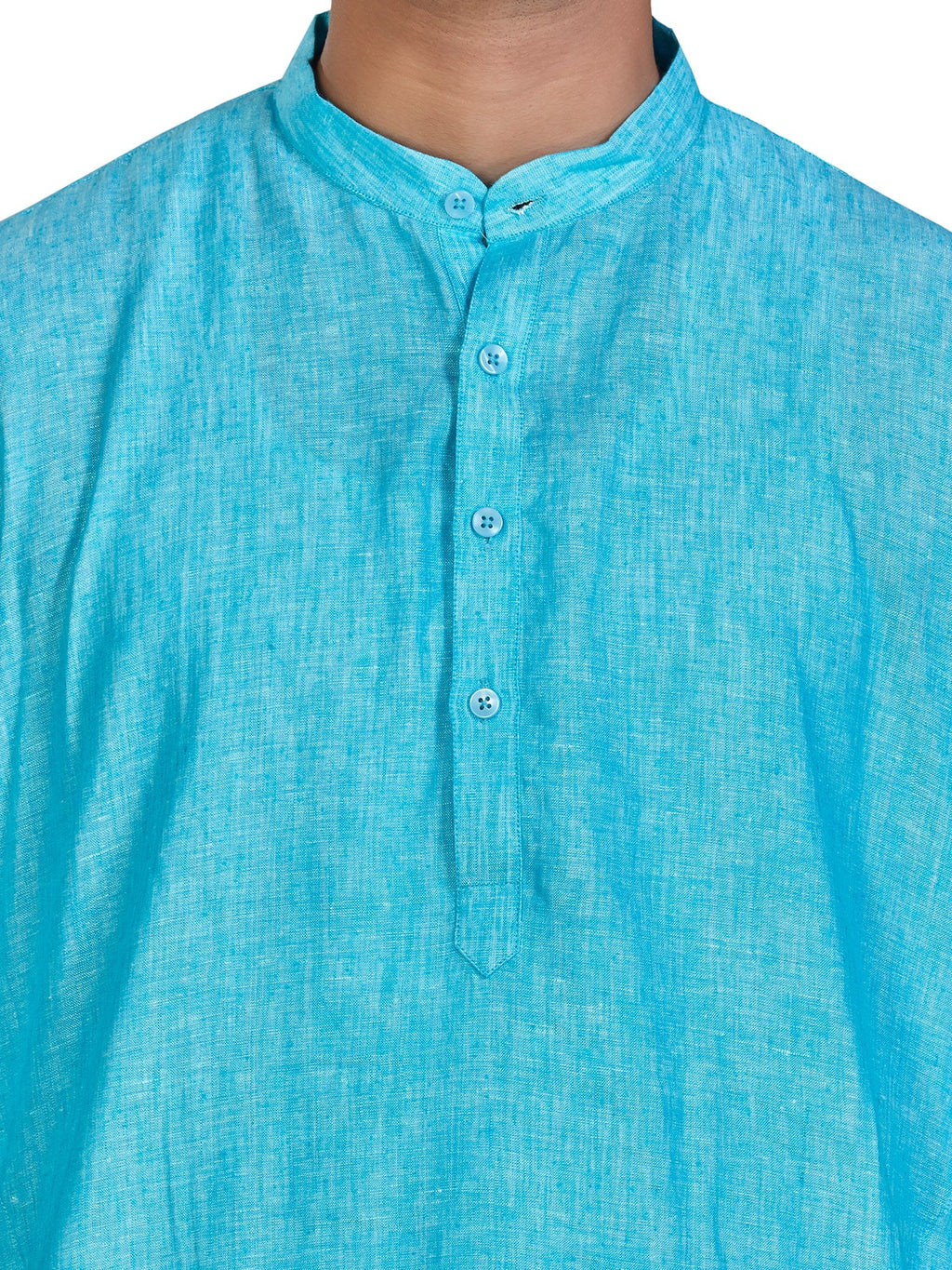 Linen Kurta for Men - Blue | KULM60LBLU