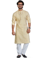 Linen Kurta for Men - Yellow | KULM60LYEL