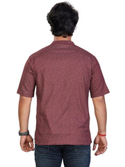Cotton Short Kurta Half Sleeves for Men - Multicolor | SHAVPRMAR3
