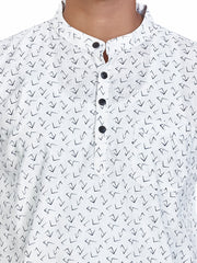 Cotton Short Kurta for Men - Multicolor | SKSRPRWBLU