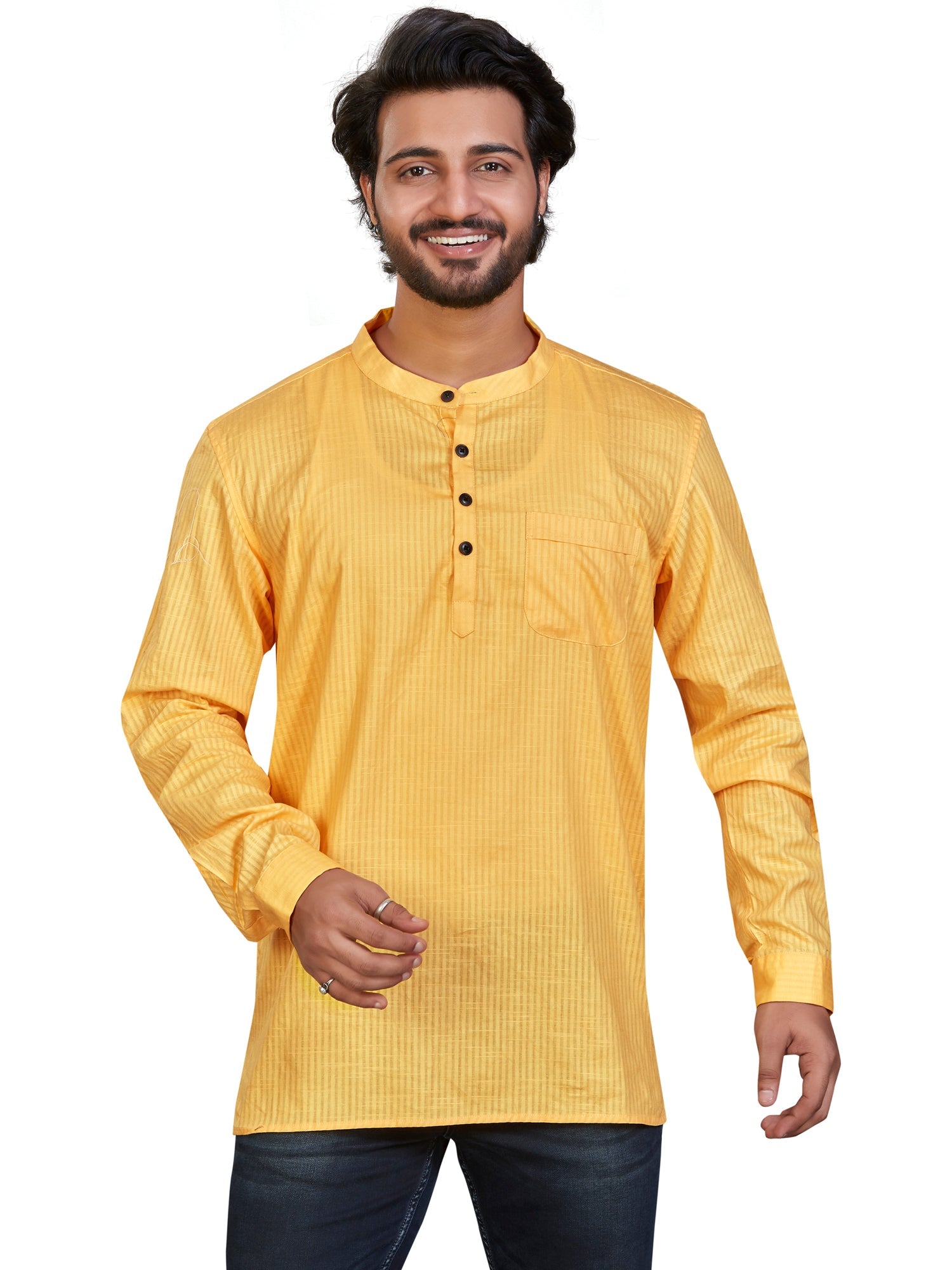 striped Cotton Striped Kurtas Short Kurta | DesiQlo 4