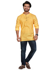 Cotton Short Kurta for Men - Multicolor | SKSRLIYEL3