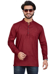 Cotton Short Kurta for Men - Multicolor | SKSRLIMAR3