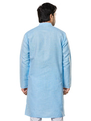 Cotton Kurta for Men - Blue | KUSRJQSKY3