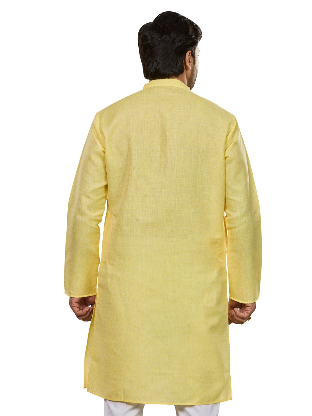 Cotton Kurta for Men - Yellow | KUSRJQSFL3