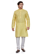 Cotton Kurta for Men - Yellow | KUSRJQSFL3