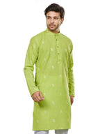 Cotton Kurta for Men - Green | KUSRBUNEO3