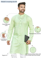 Cotton Kurta for Men - Multicolor | KPUCCLGR38
