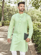 Cotton Kurta for Men - Multicolor | KPUCCLGR38