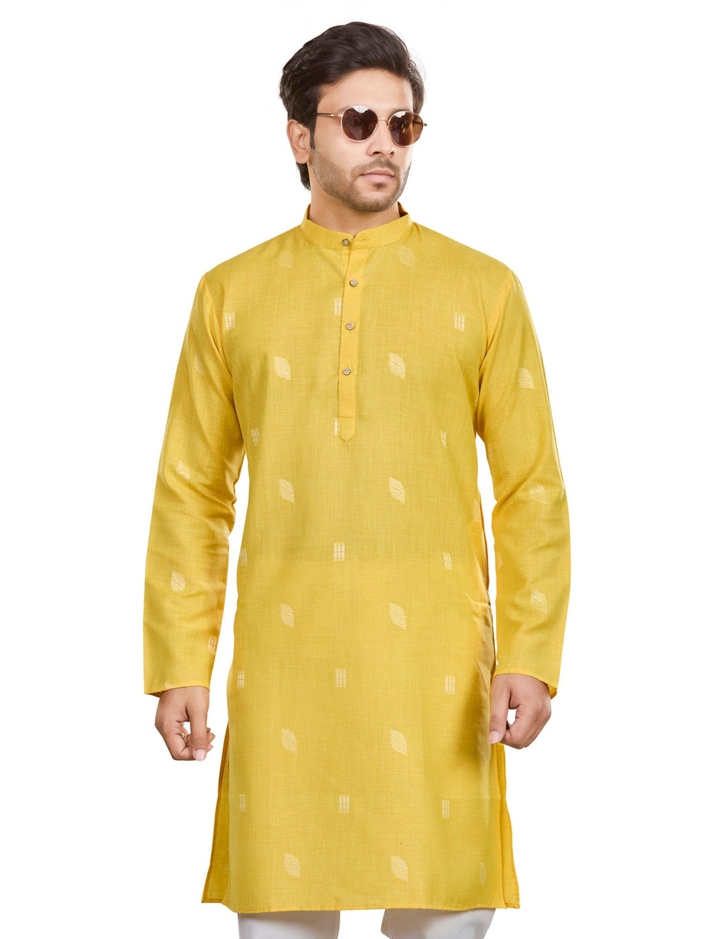 Cotton Kurta for Men - Orange | KUSRBUYEL3