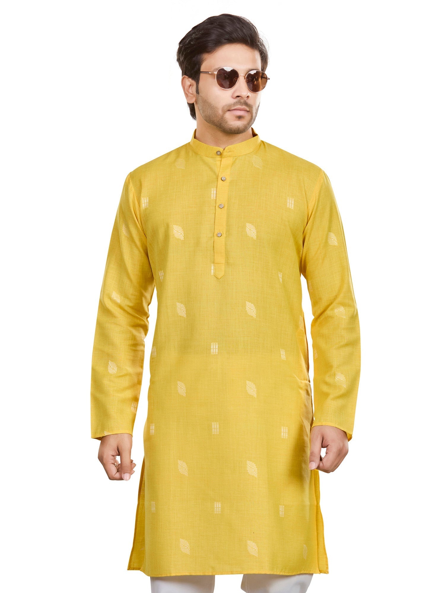 Cotton Kurta for Men - Orange | KUSRBUYEL3