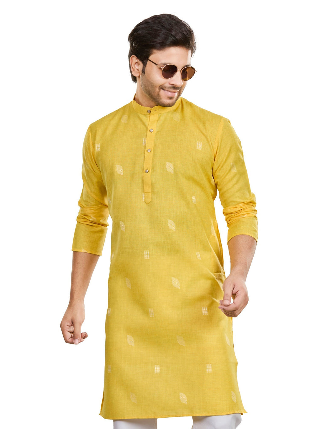 Cotton Kurta for Men - Orange | KUSRBUYEL3