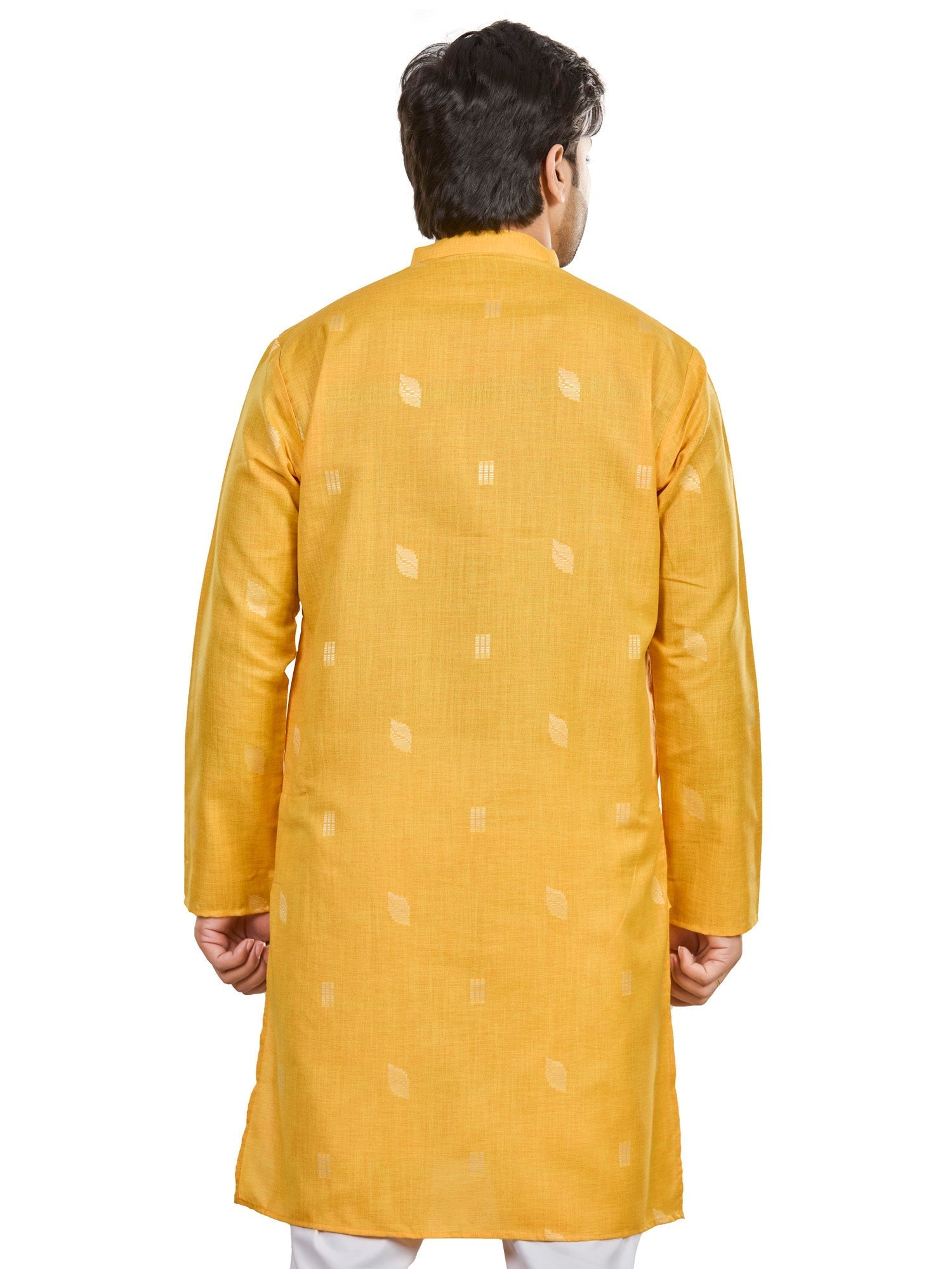 Cotton Kurta for Men - Orange | KUSRBUOR38