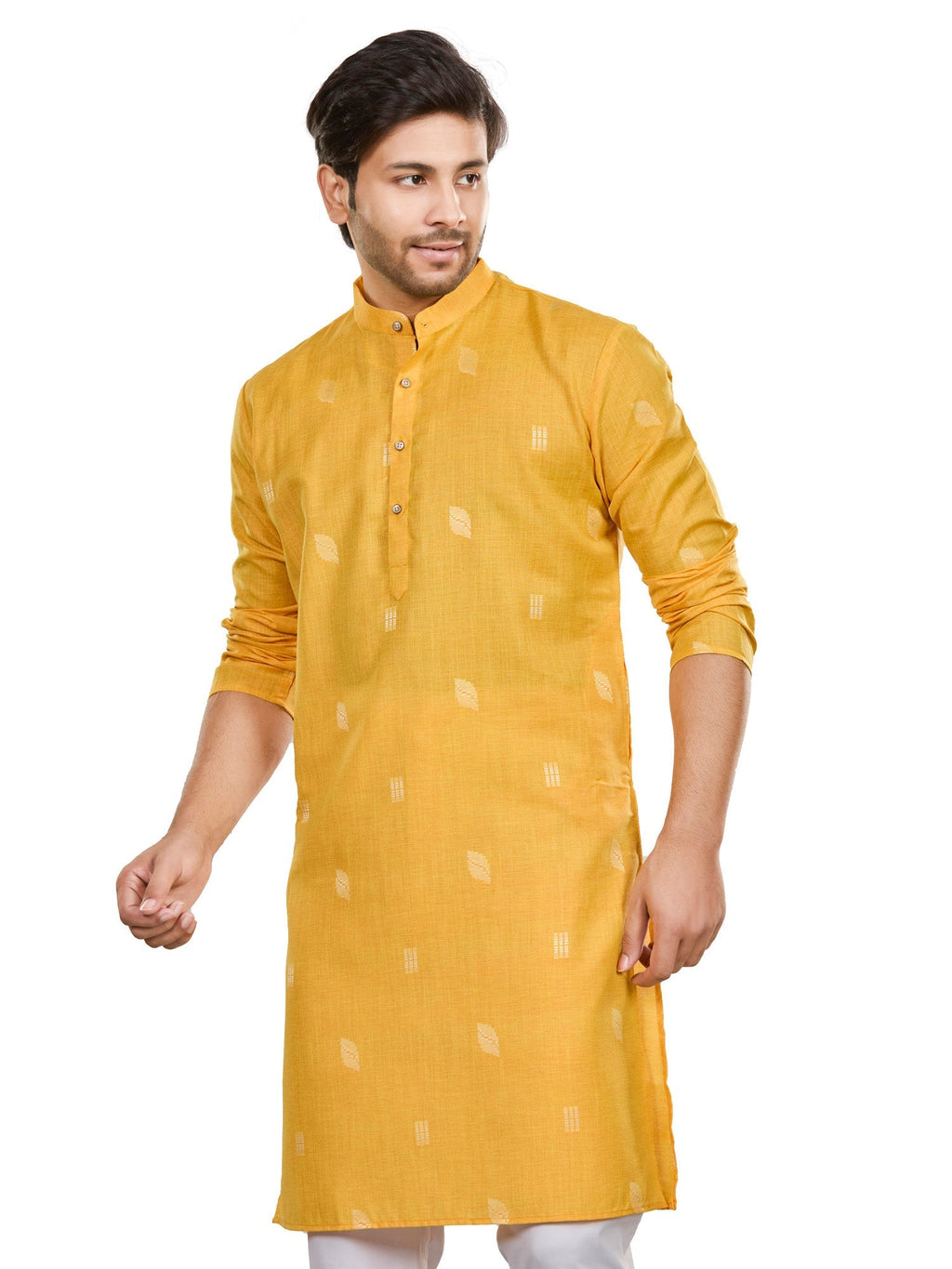 Cotton Kurta for Men - Orange | KUSRBUOR38