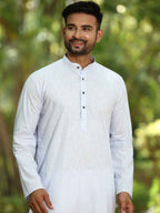 Cotton Kurta for Men - Blue | KPUCLCLGR3