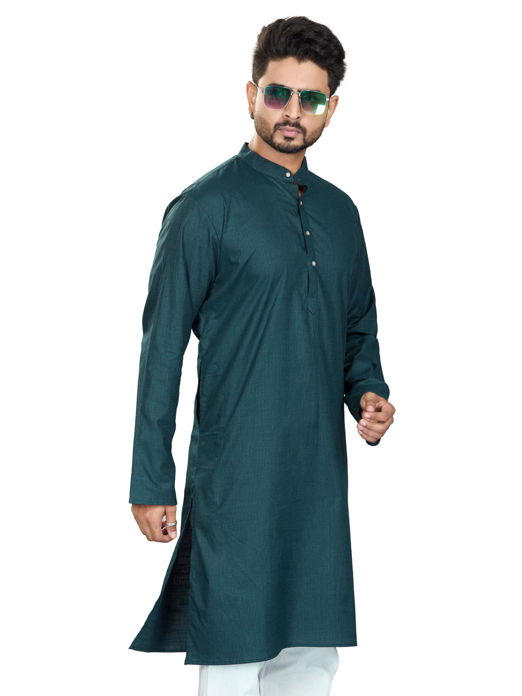 Cotton Kurta for Men - White | KUAVZSGRN3