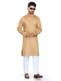 Cotton Kurta for Men - White | KUAVBUGOL3