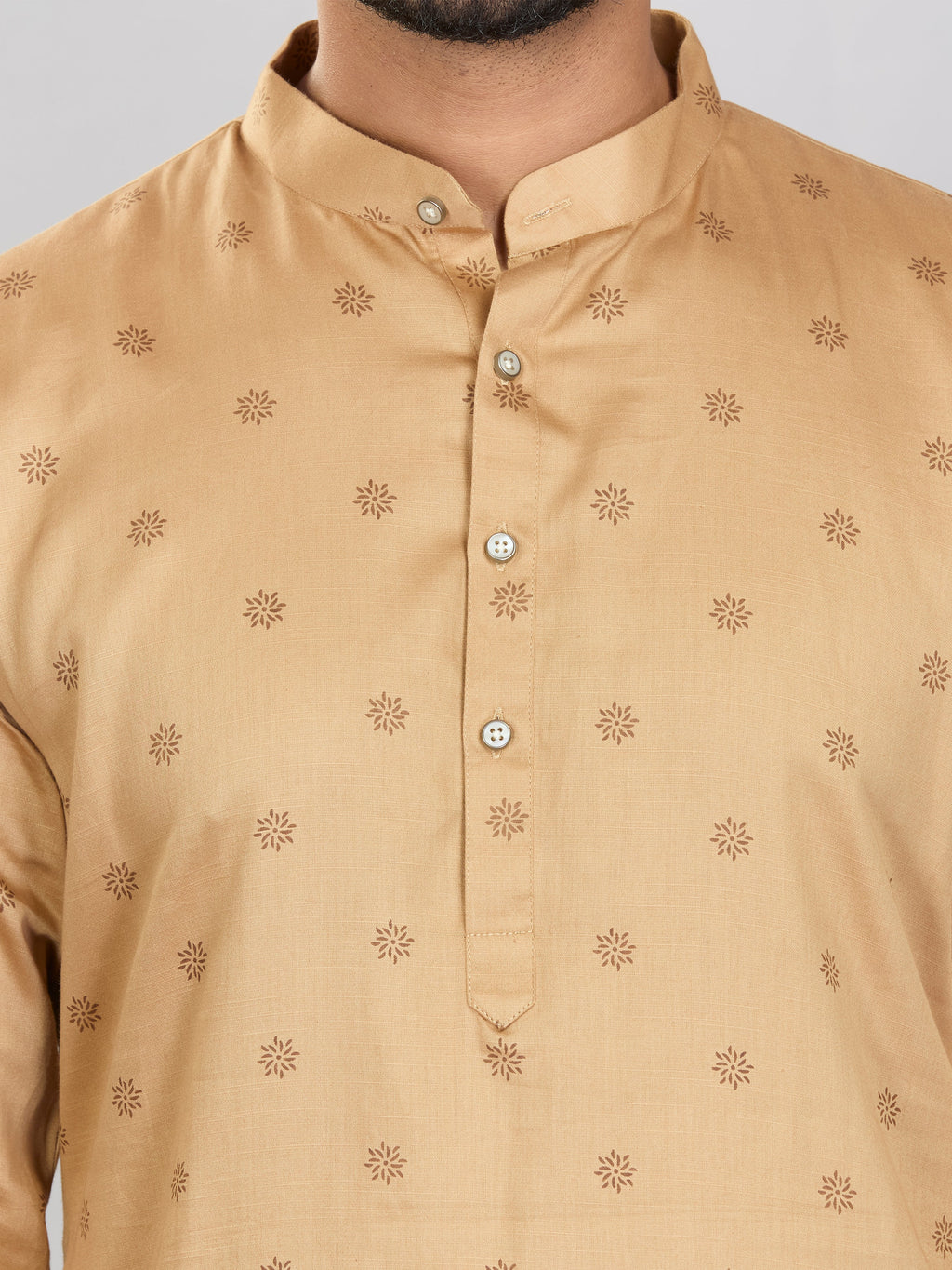 Cotton Kurta for Men - White | KUAVBUGOL3