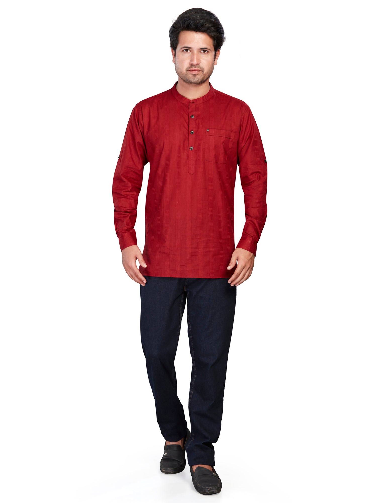 white Cotton Solid Kurtas for Men | DesiQlo India