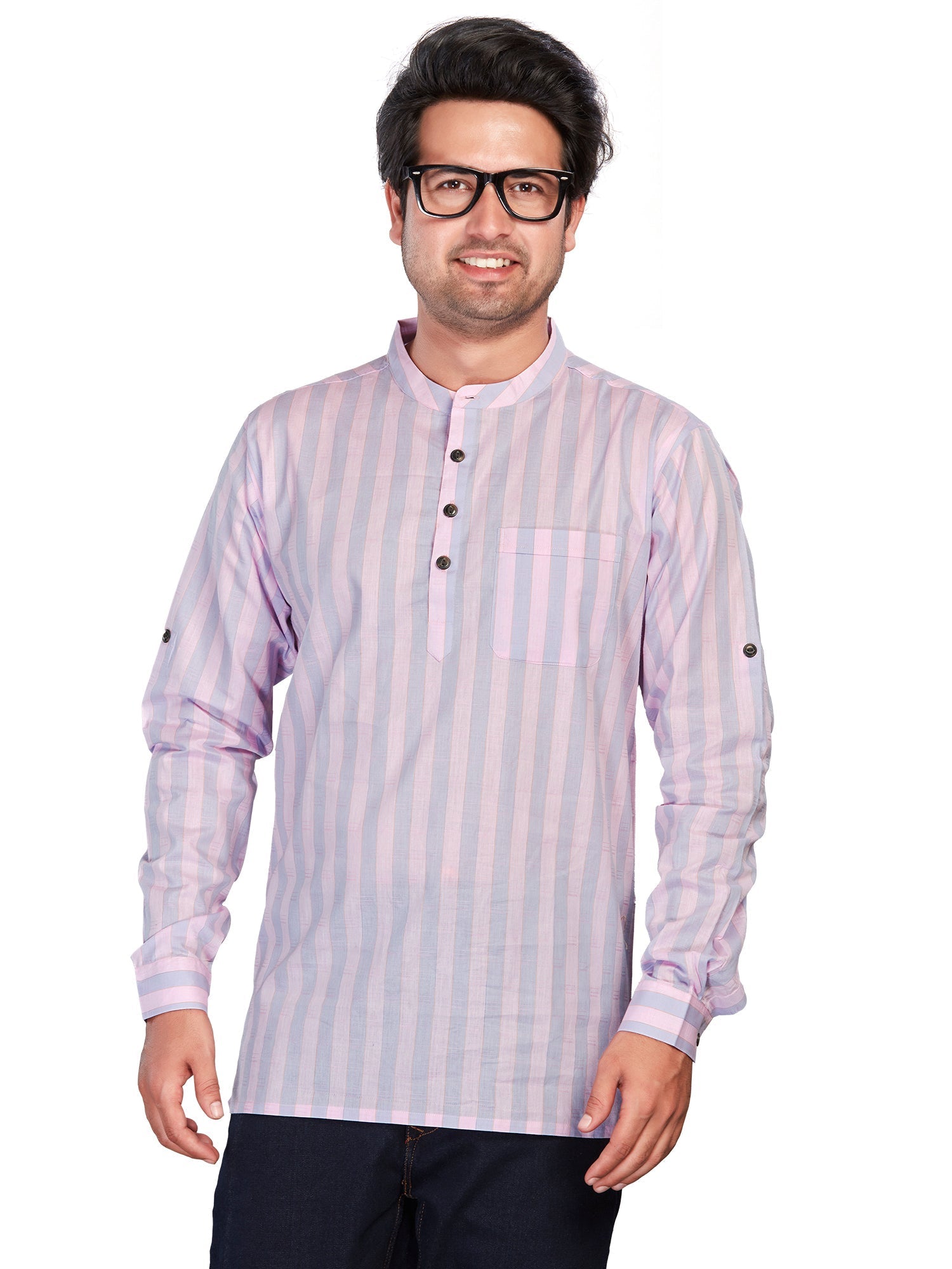 striped Cotton Striped Kurtas Short Kurta | DesiQlo 2
