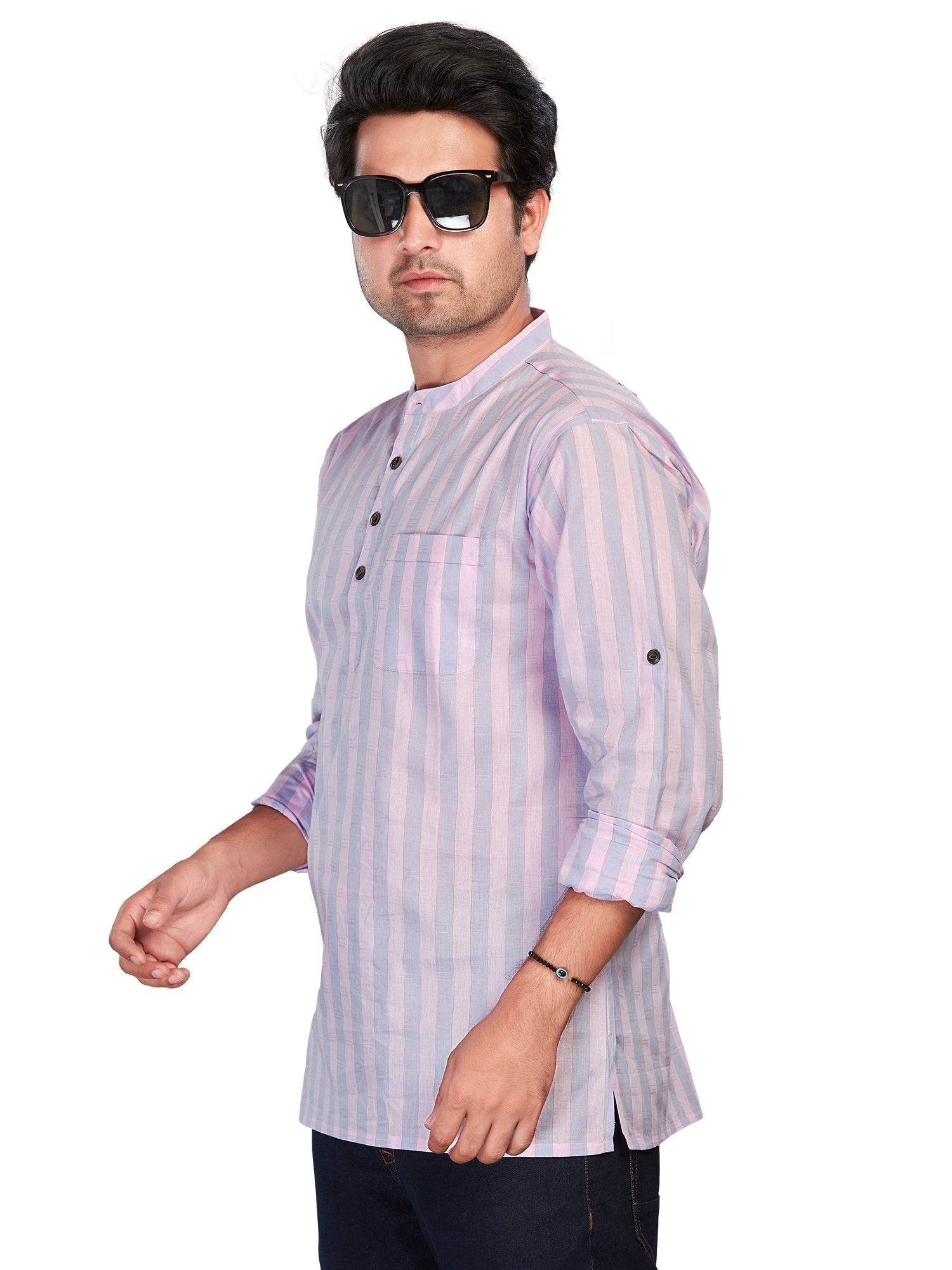striped Cotton Striped Kurtas Short Kurta | DesiQlo 2