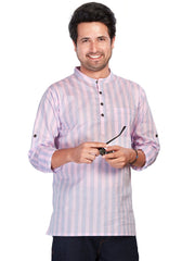 Cotton Short Kurta for Men - Multicolor | SKSRLIPIN3