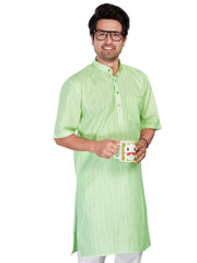 Cotton Modi Kurta for Men - Multicolor | HKSRLIGRN3