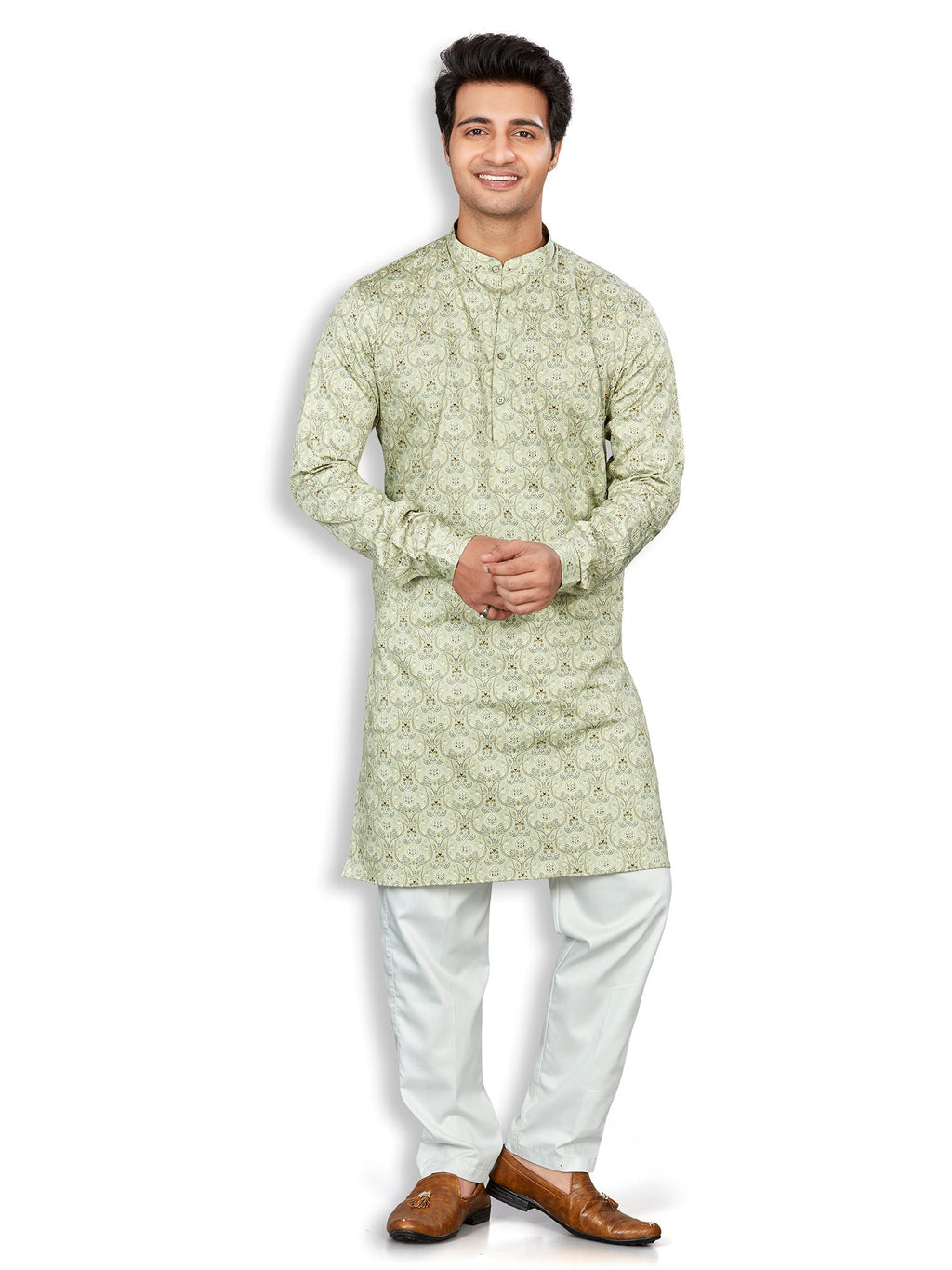 Cotton Kurta for Men - Multicolor | KPAVCUPOL3