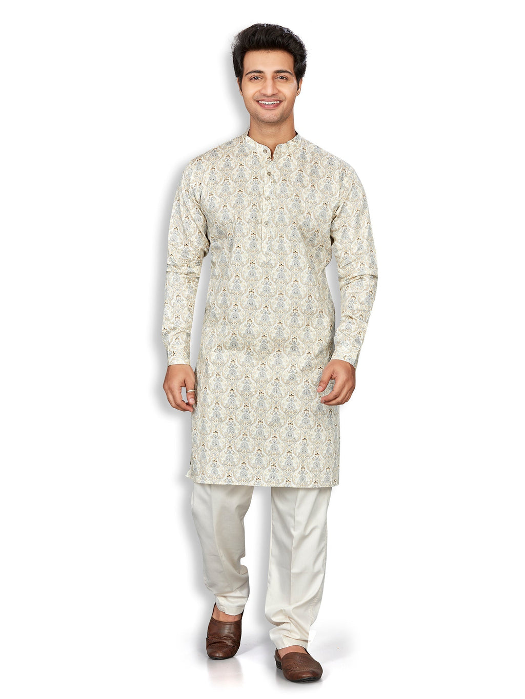 Cotton Kurta for Men - Multicolor | KPAVCUPCR3
