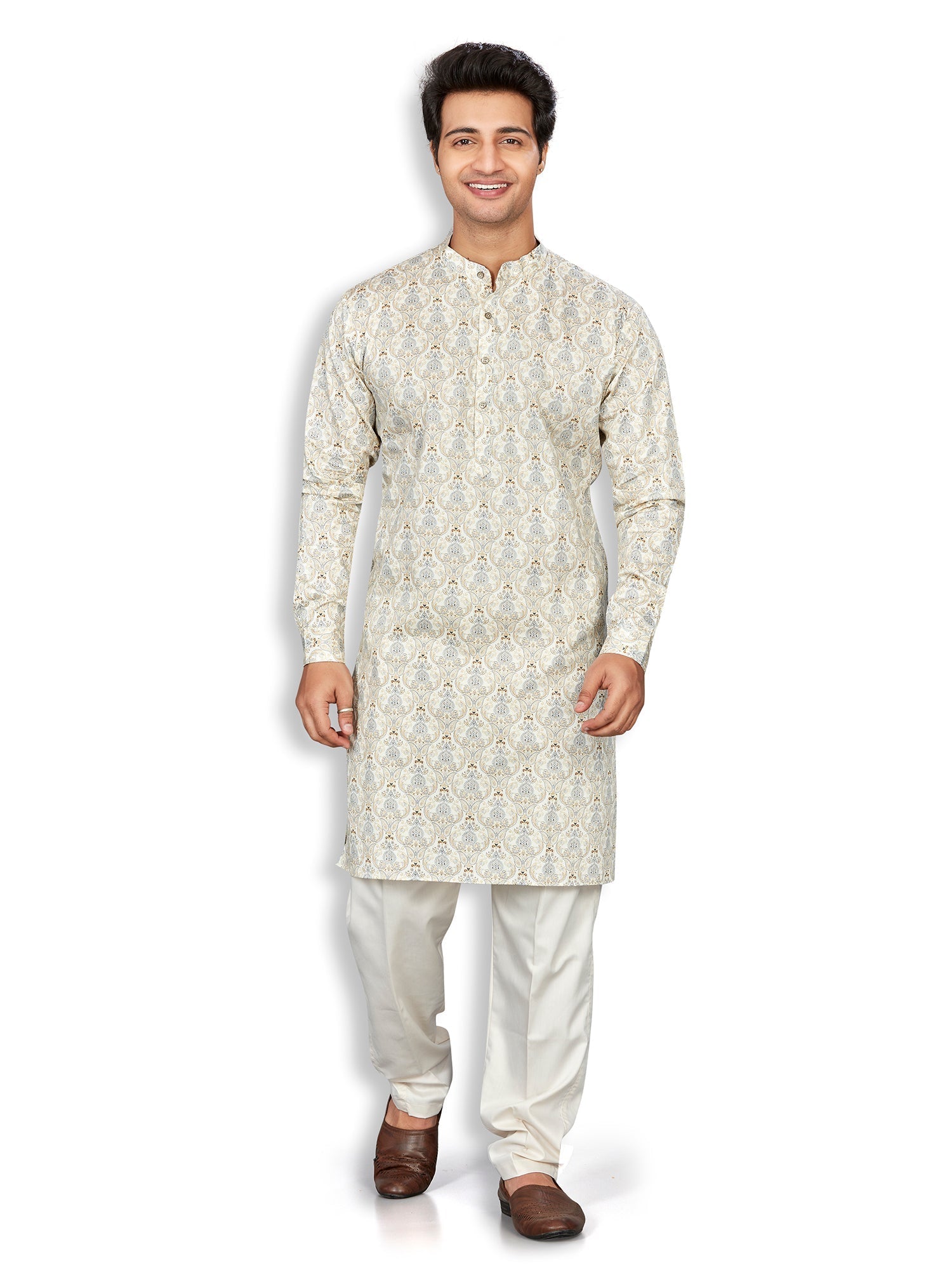 Cotton Kurta for Men - Multicolor | KPAVCUPCR3