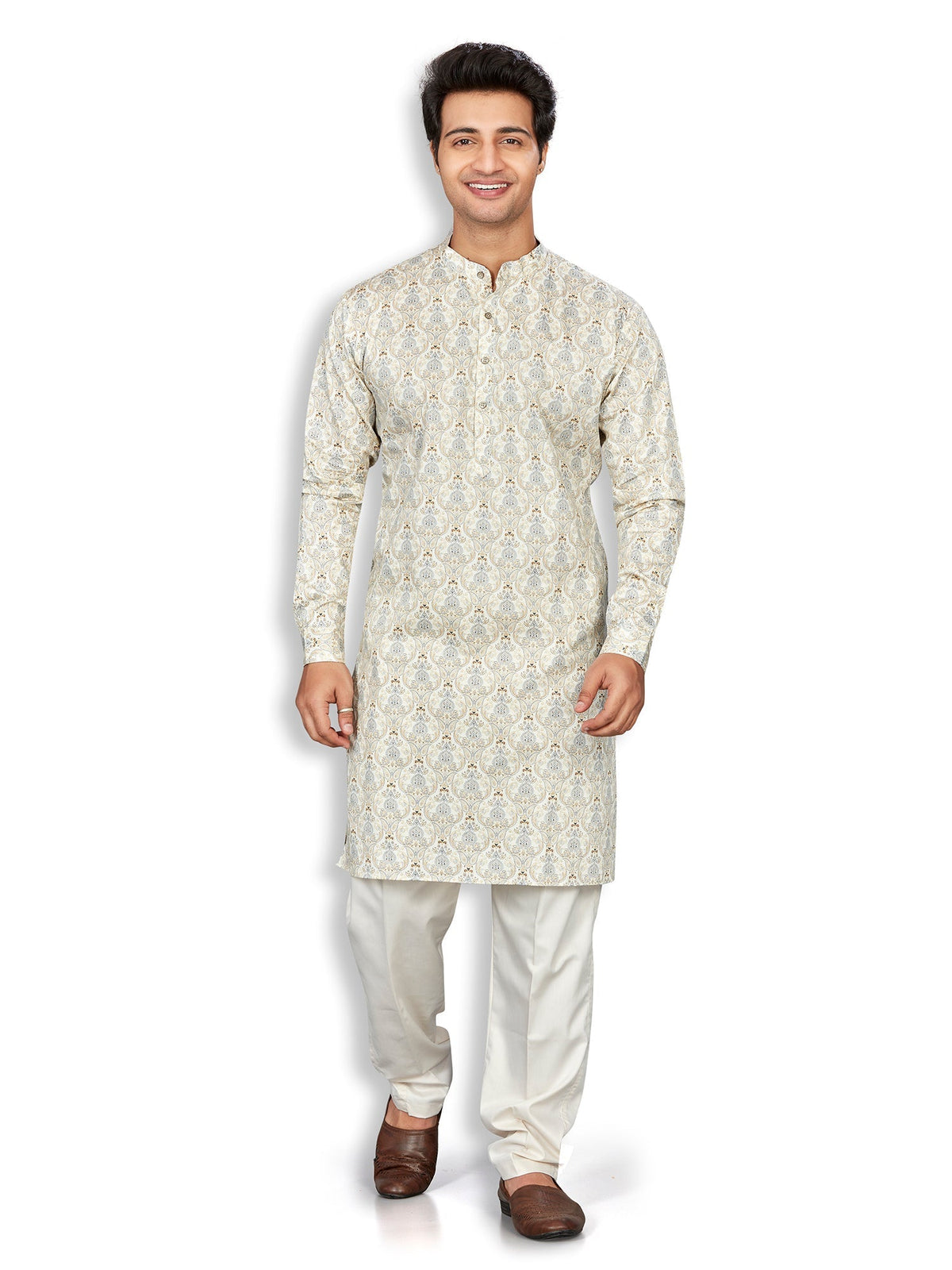 Cotton Kurta for Men - Multicolor | KPAVCUPCR3