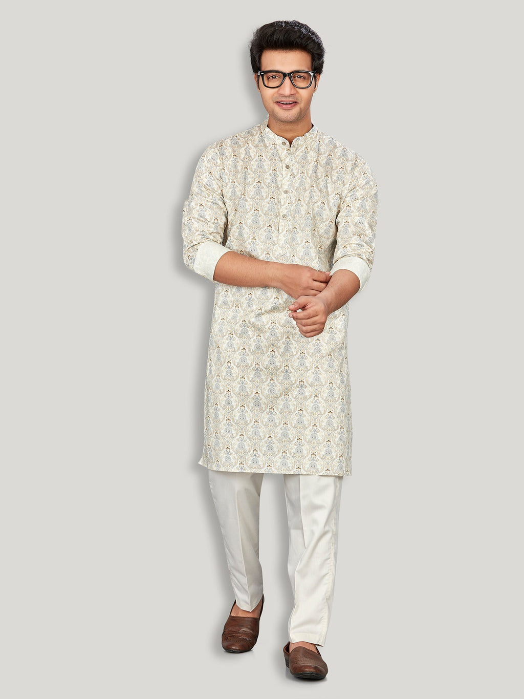 Cotton Kurta for Men - Multicolor | KPAVCUPCR3