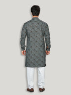 Cotton Kurta for Men - Grey | KPAVCUPBK3
