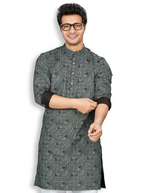 Cotton Kurta for Men - Grey | KPAVCUPBK3