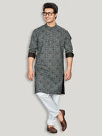 Cotton Kurta for Men - Grey | KPAVCUPBK3