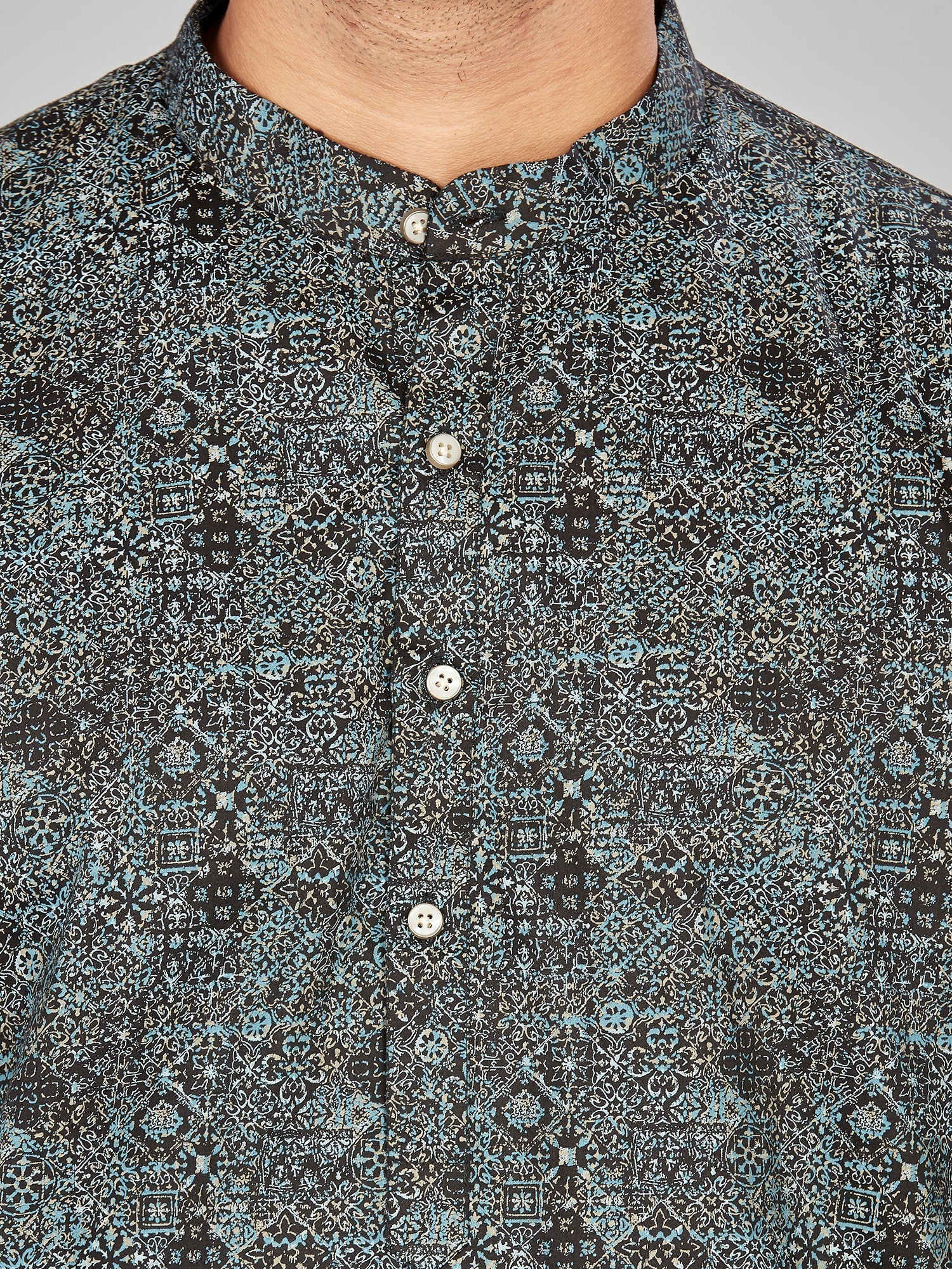 Cotton Kurta for Men - Grey | KPAVCUPBK3