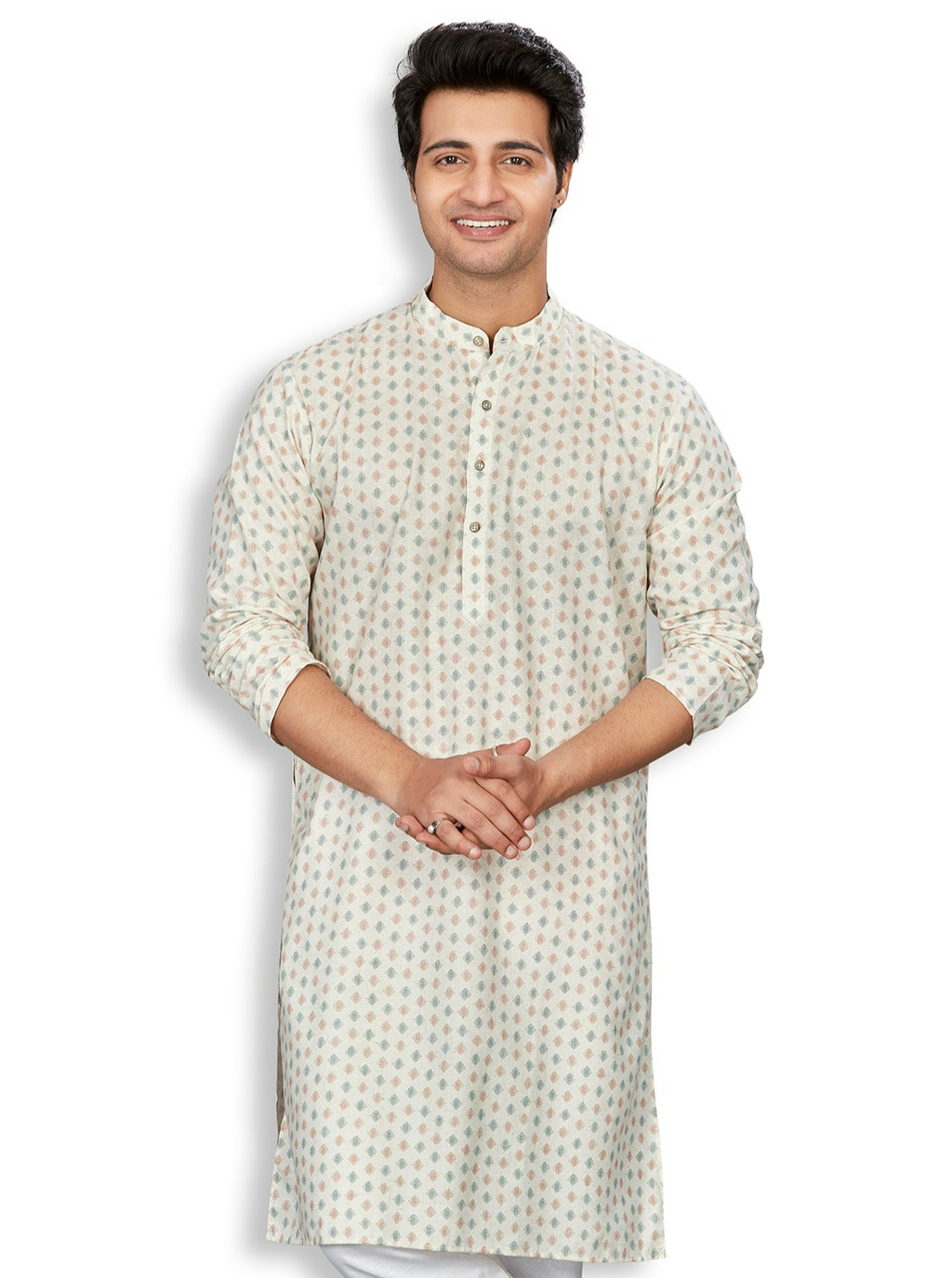 Linen Kurta for Men - Beige | KPMKTPGROR