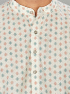 Linen Kurta for Men - Beige | KPMKTPGROR