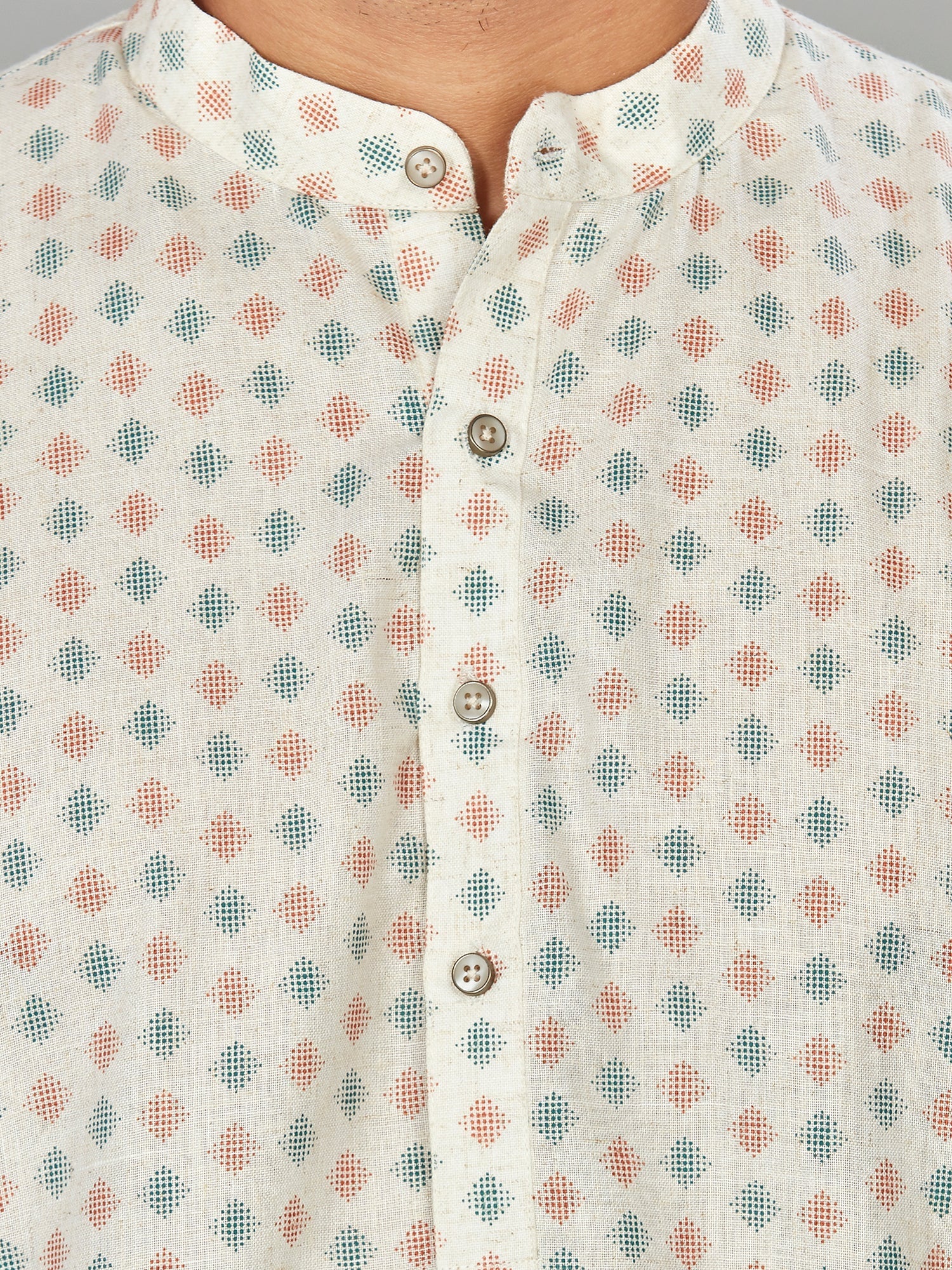 Linen Kurta for Men - Beige | KPMKTPGROR