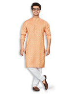 Cotton Kurta for Men - Red | KPSRJQMAR3