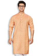 Cotton Kurta for Men - Red | KPSRJQMAR3