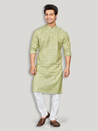 Cotton Kurta for Men - Green | KPSRJQGRN3