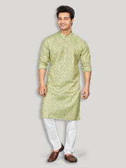 Cotton Kurta for Men - Green | KPSRJQGRN3