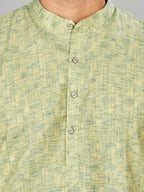 Cotton Kurta for Men - Green | KPSRJQGRN3